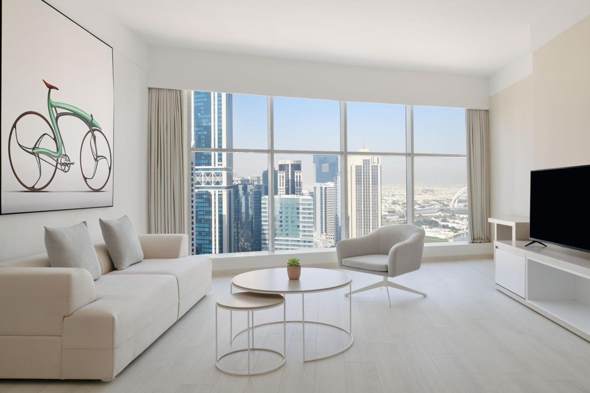 Hotel Element By Westin West Bay Doha Exterior foto Living room